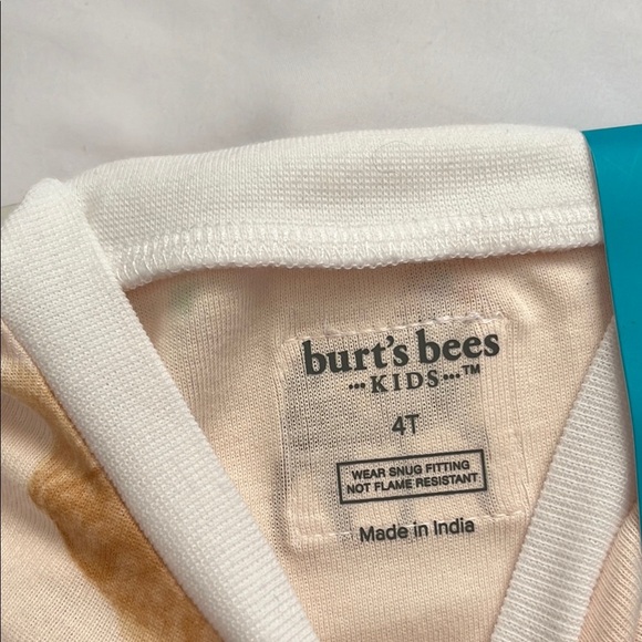 Burt's Bees Kids Cream Pajama Top - Picture 2 of 6